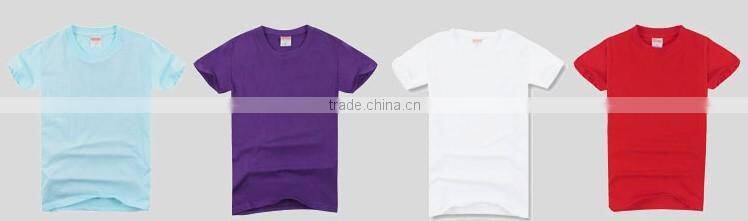 High Quality custom shirt plain 40 yarns 200 grams with LOGO
