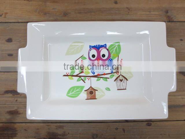 New owl decal kitchen untensil holder tool holder spoon fork holder