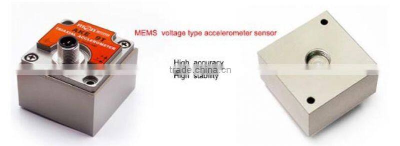 Excellent Bias Stability Accelerometer Vibration Sensor With Reliable Output and Waterproof For Impact and Crashing Test