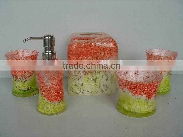 optional capacity glass soap dispenser