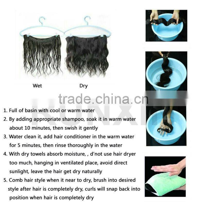 2014 good ratio 6A Brazilian remy human hair extension body wave
