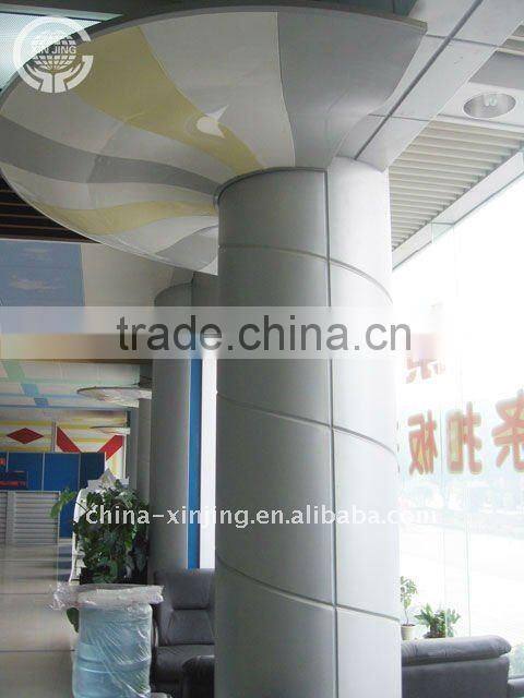 Decorative aluminum wall cladding material