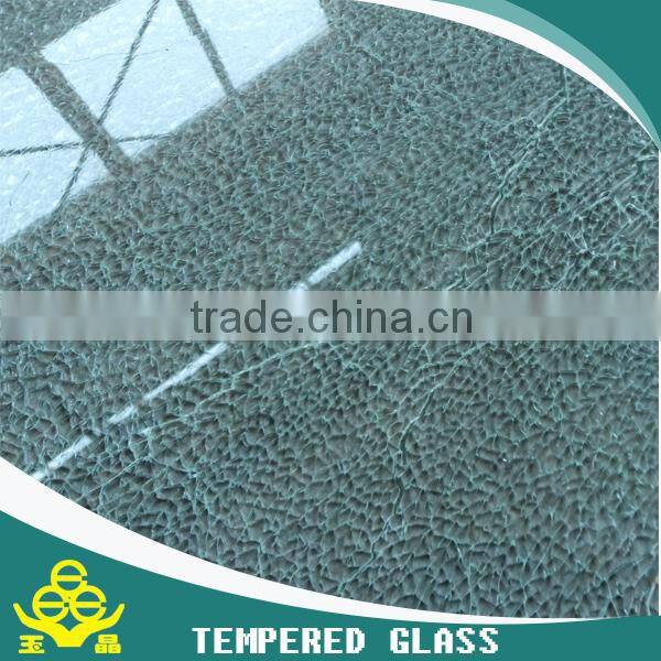 YUJING 8mm toughened glass rate bathroom partition glass