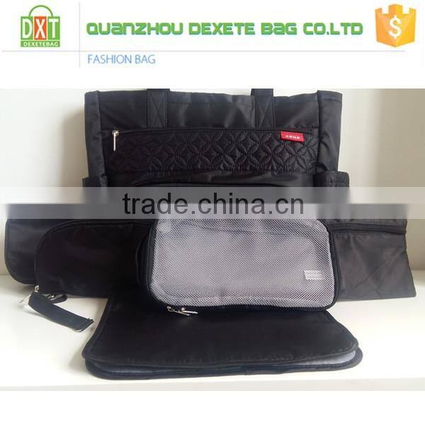 Custom all size polyester multifunction best diaper bag,mummy bag
