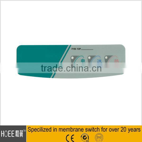 Embossing membrane switches with ISO certificated