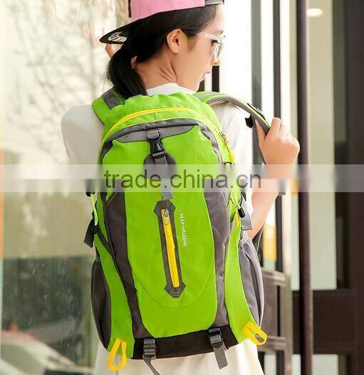 Hot sale Top quality green girls bicycle Cycling bags laptop daily backpack Camping travel outdoor Sport hiking school Backpack