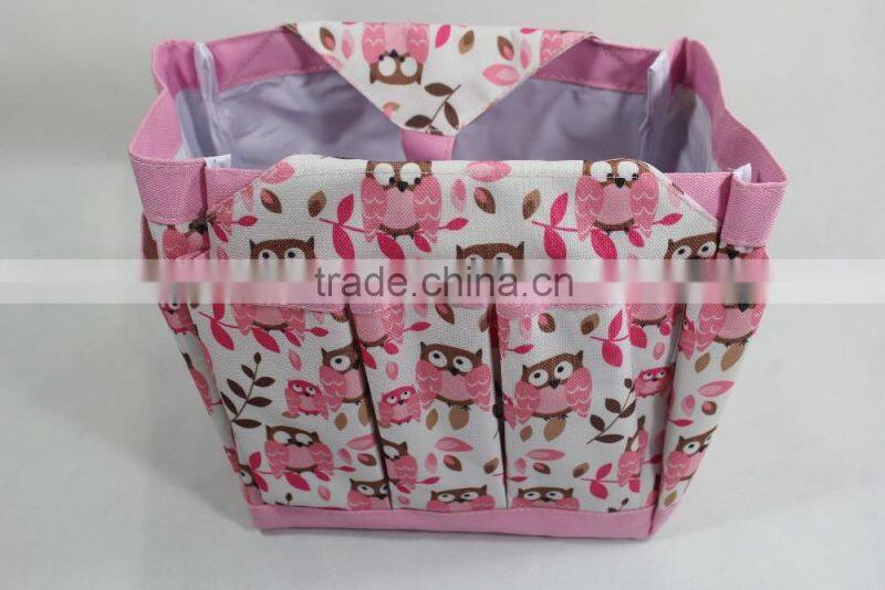 Personality creative design pink owl decoration multi-function hanging baby bag