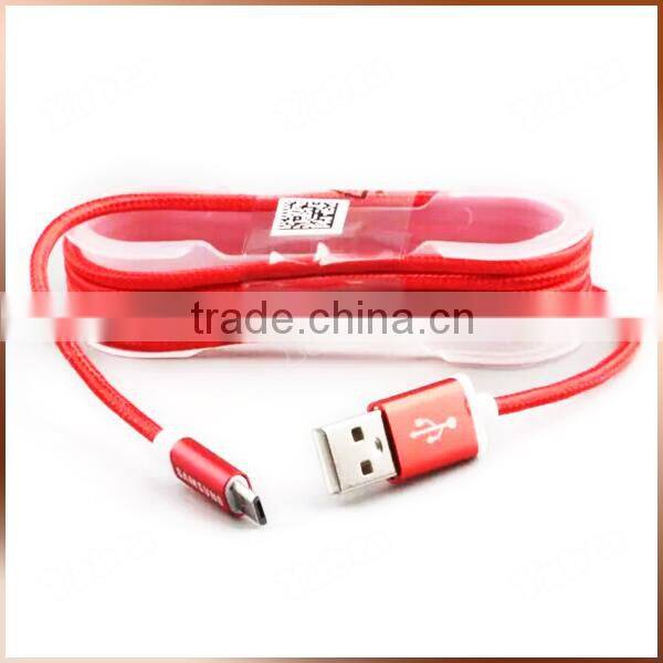 2015 New Aluminum Connector Braided IOS9 USB Sync Charging Cable For Iphone 6S