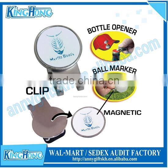 Antique Imitation style and regional feature ball marker golf hat clip