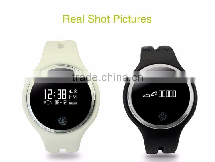 Touch Screen Smart Wristband E06 Bracelet Fitness Wearable Tracker Waterproof IP67 Bluetooth Watch for Android 4.4 IOS