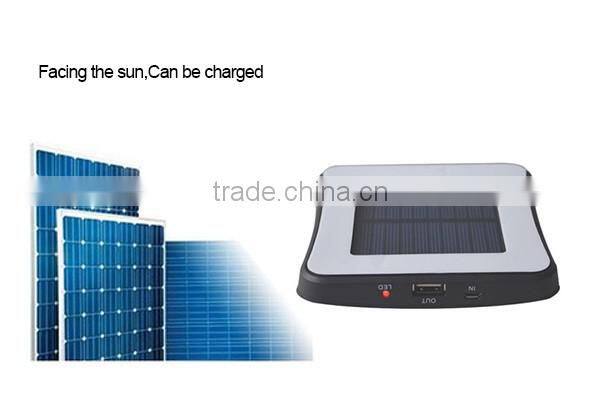 Universal Waterproof Fire-proof Dual USB Ports 3000mAh Solar Power Bank External Battery Travel Camping Charger