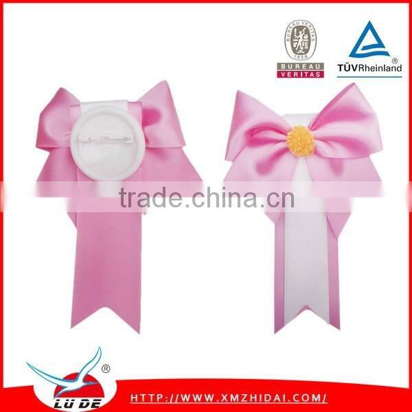 Gift packing use new design rossette award ribbon
