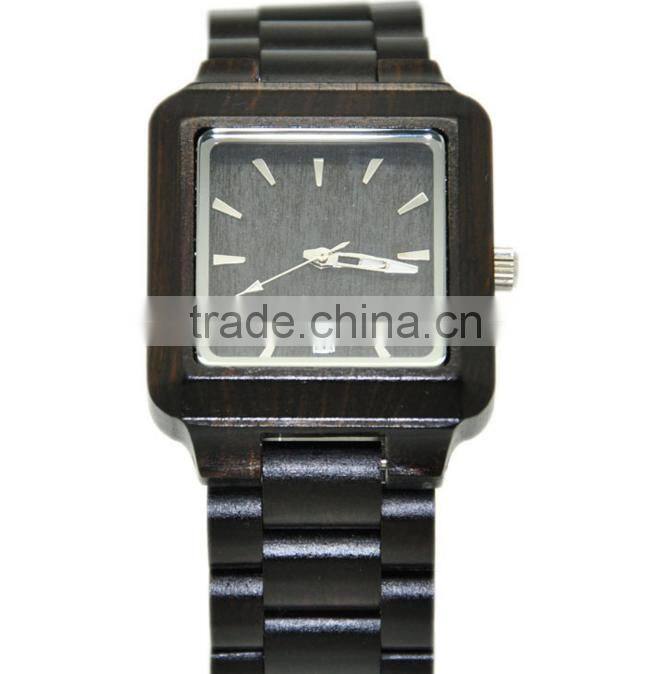 2016 New arrival Japanese movement wood watch wrist watches for couples