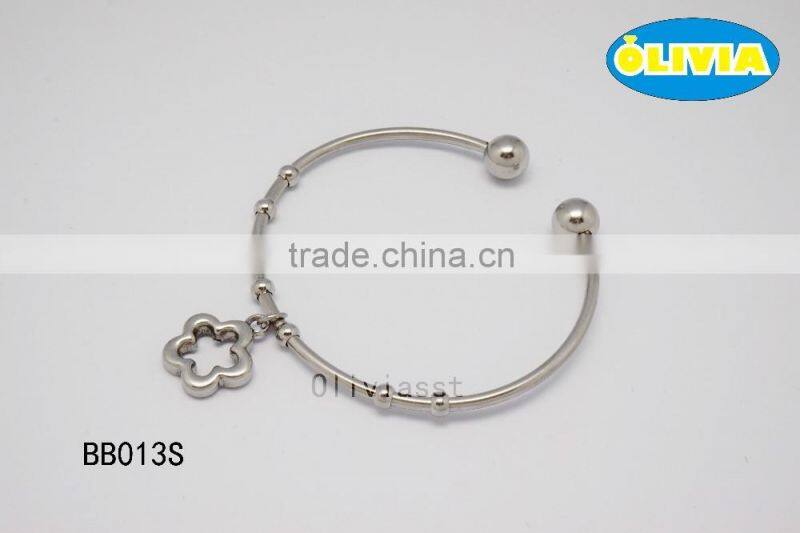 Olivia Jewelry 7in High Quality Stainless Steel Gold Design Cuff Bracelet Mens Womens Bangle Bracelet