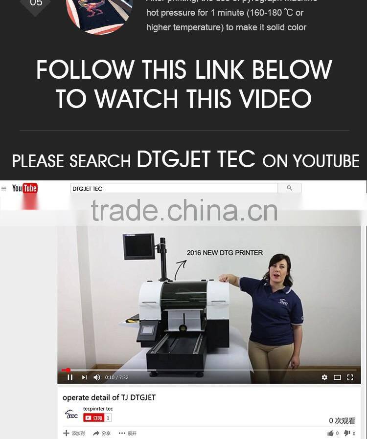 ABCF2014 hot A3 textile cotton t shirt dtg printer zqf1996