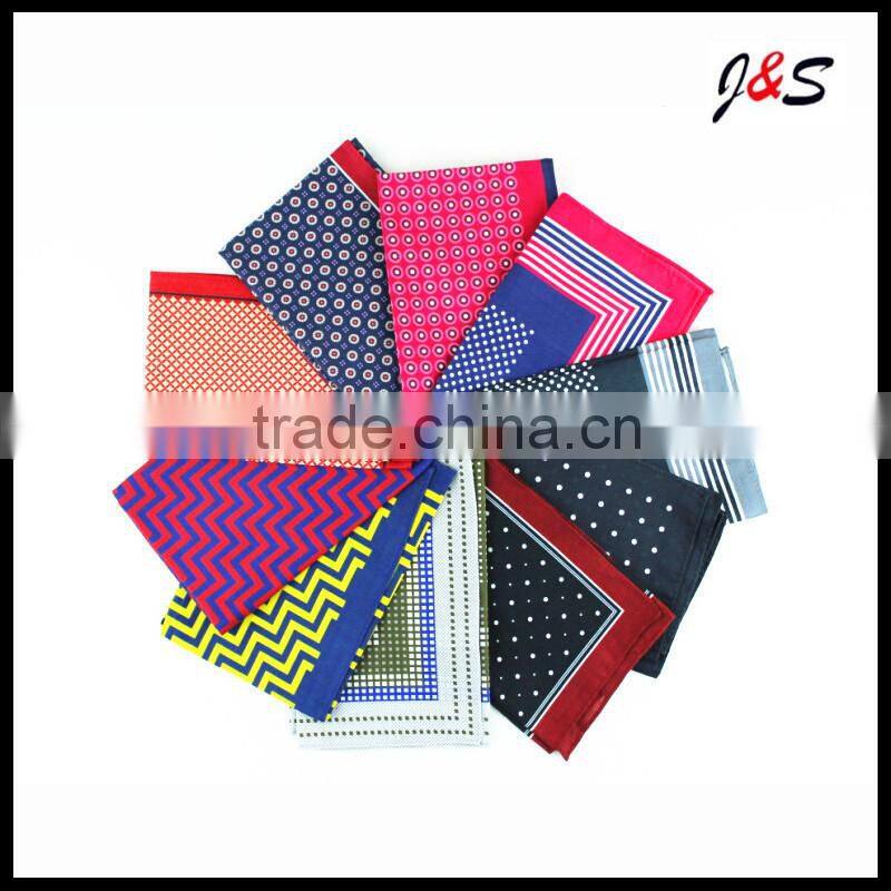 2016 China pocket square printed pocket square silk pocket square case DPS013