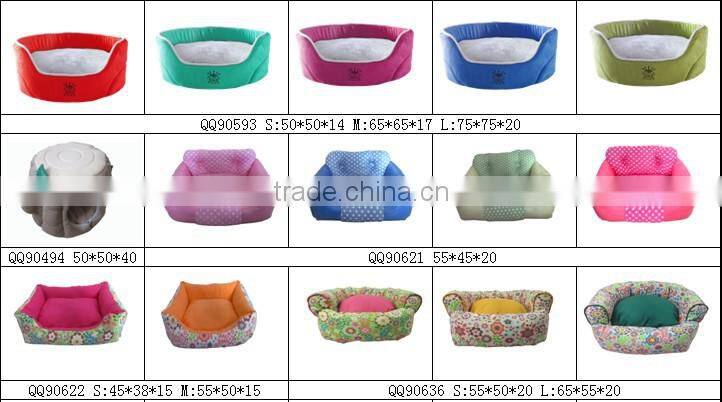 SGS & ISO QQ factory wholesale pet accessories luxury sofa dog bed