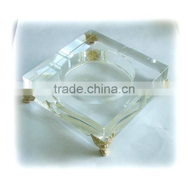 RORO enamel crystal glass ashtray