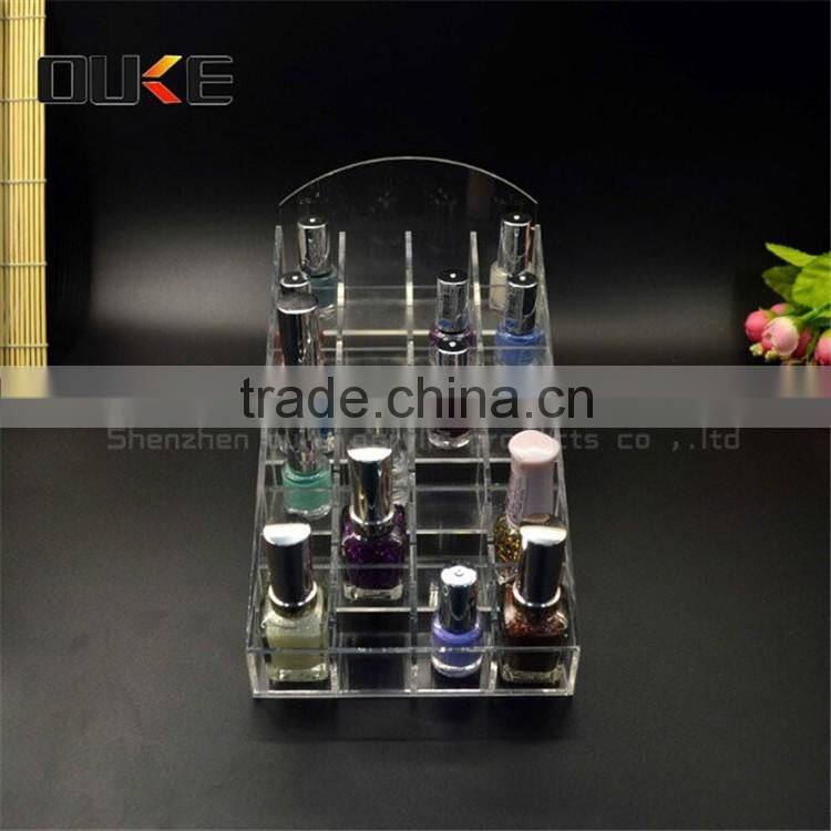 100%virgin material easy clean high transparent acrylic makeup diaplay box manufacturer