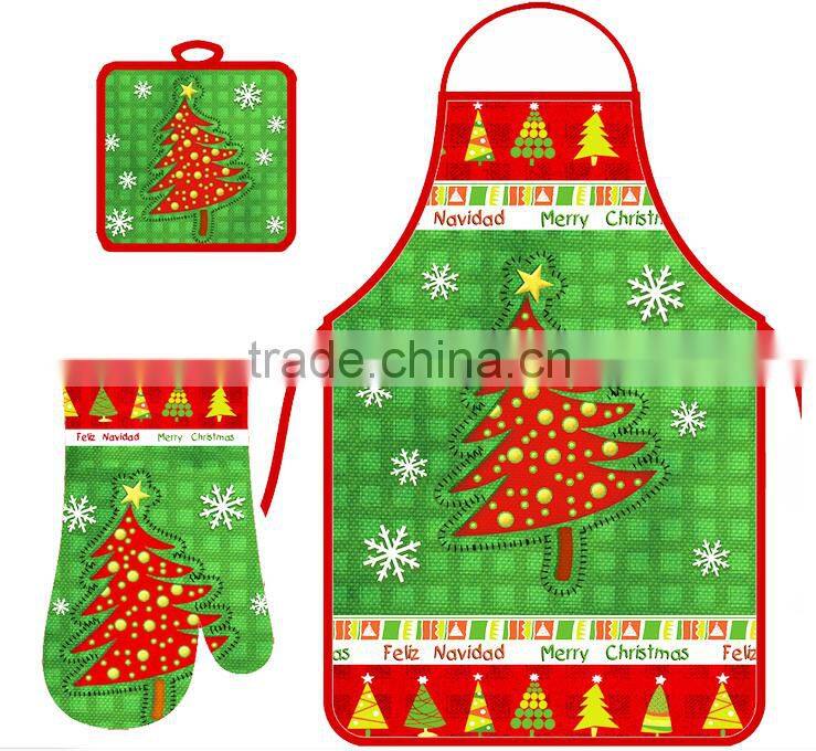 printed christmas decorating kitchen apron home textile china suppliers