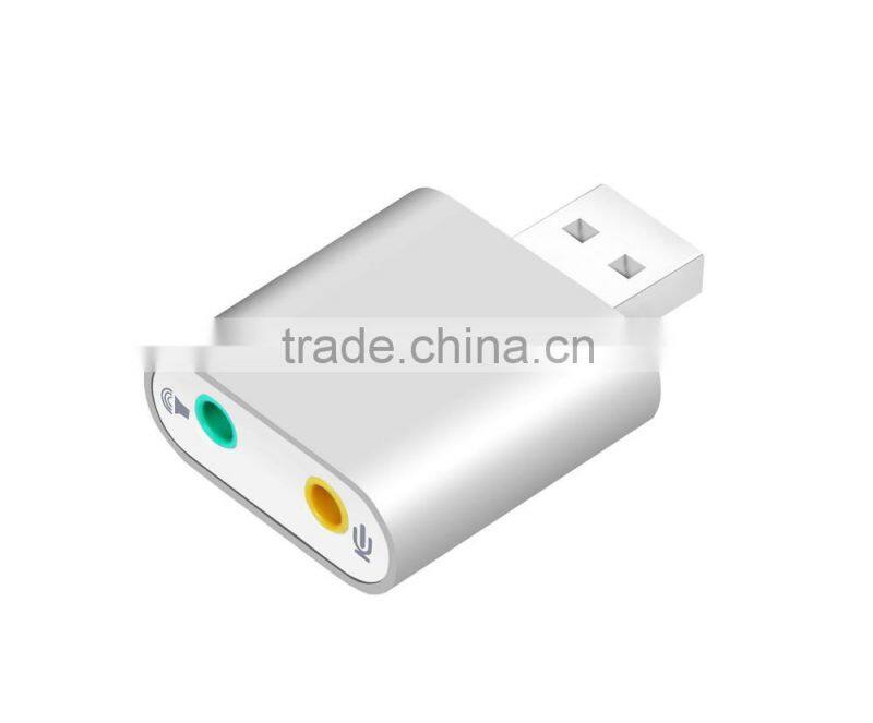 Factory Supply greeting card sound module with Stereo Headphone/Speaker and Mono Microphone Jacks(Aluminum casing)