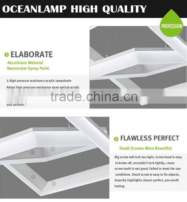 Modern Simple Acrylic LED Circle Pendant Light 1 Tier Ceiling Lights OXD8815-40+60+80