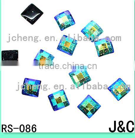 29 mm round white AB flowers Acrylic stone