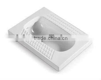 8004A Bathroom sanitary ware squatting ceramic wc pan water toilet
