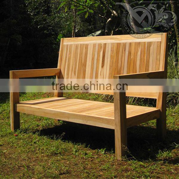 Teak Outdoor Furniture Deep Seating Bench