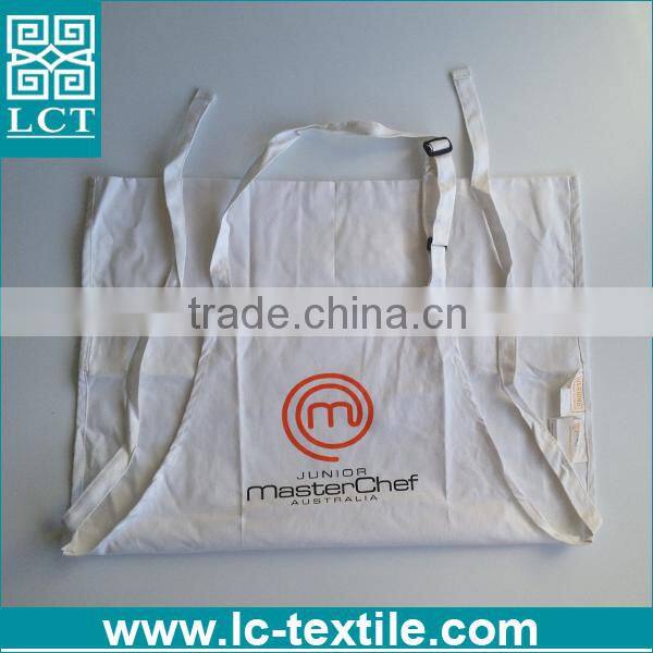wholesale in stcok bulk cheap white blank bib polyester apron for india