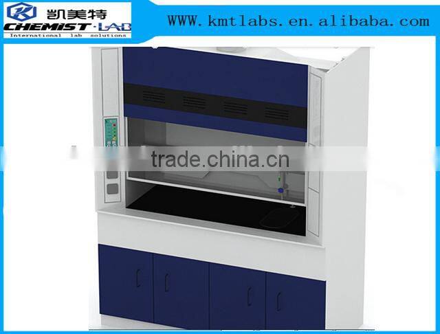 Chemical Resistant Epoxy Resin Bench Top All Steel Physics Lab Fume Cupboard