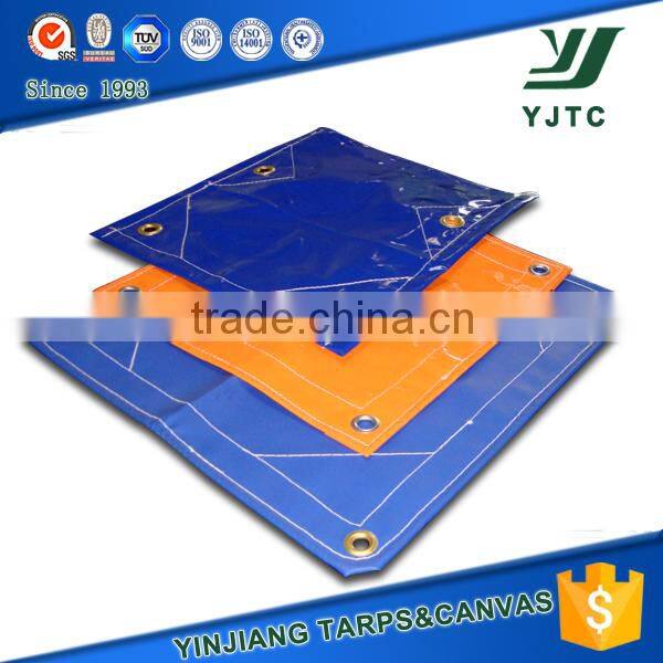 blue color pvc coated heavy duty tarp