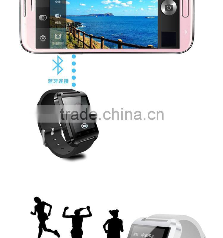 Cheapest touch screen u8 smart watch, phone calling smart bluetooth watch, bluetooth smart watch u8 for iPhone