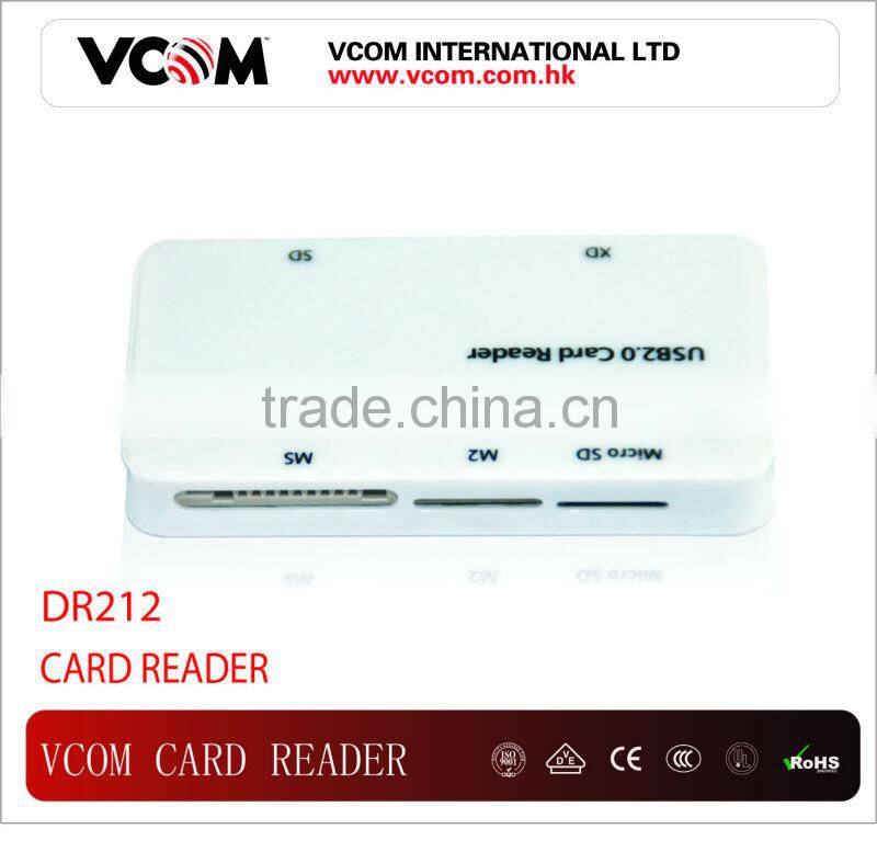 VCOM High Quality Portable Compatible USB 1.1 Card Reader