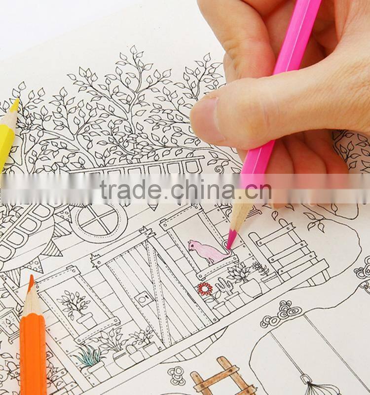 2016 promotional personalized double side attractive drawing pencil