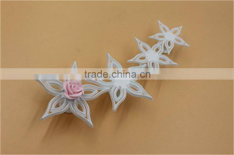 Fashion fondant cake insects patterns plastic sugarcraft plunger cutter sets