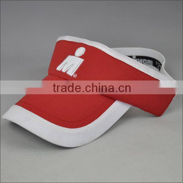 fashion running sun visor hat/custom 100% cotton sun visor hat