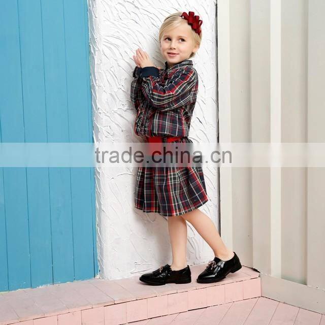 British school girl dress factory in China baby girl summer dress