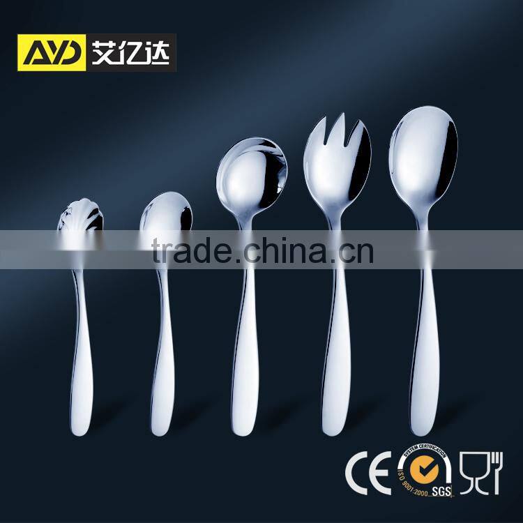 OEM acceptable highly polished stainless steel coffee spoon