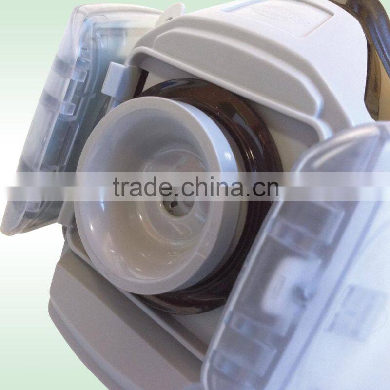 Comfortable pesticide respirator mask with replacement filters