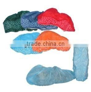 white disposable nonwoven shoe cover