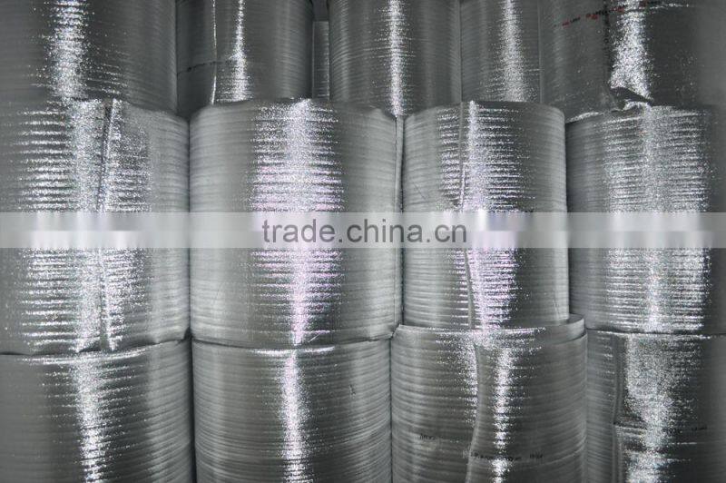 Aluminum foil laminated epe or xpe foam heat insulation construction materials