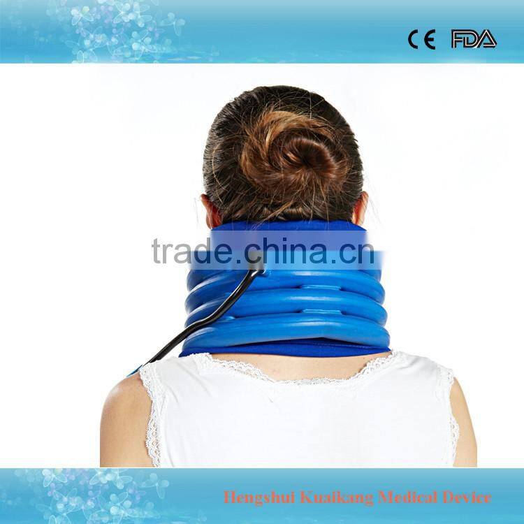 Universal rubber neck collar inflatable cervical traction adjustable soft cervical collar