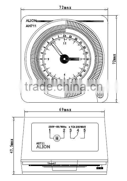 AH710 Mechanical Timer,time relay