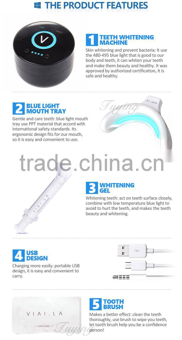 china portable led teeth whitening kits private logo kit machine
