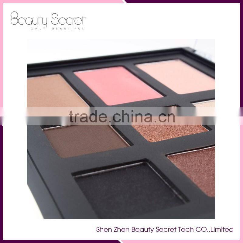 Beauty eyeshadow/Blusher makeup best lady cosmetics 9 colors makeup palette with private label