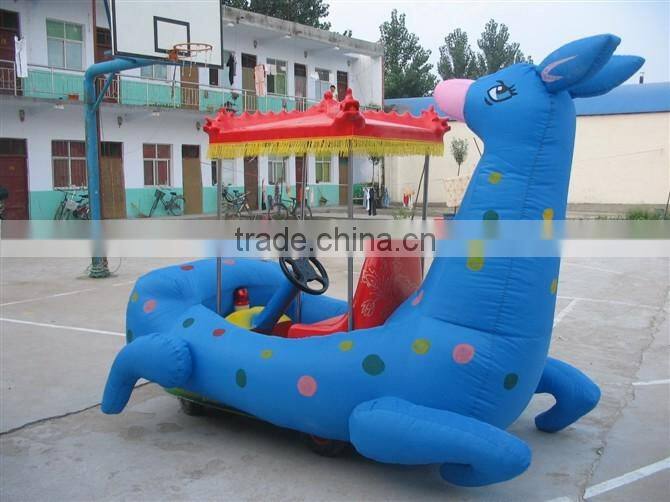 Hot sale outdoor inflatable electric car children battery car