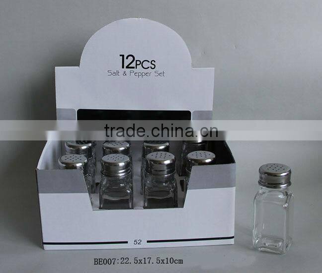 12 pcs ceramic spice jar set