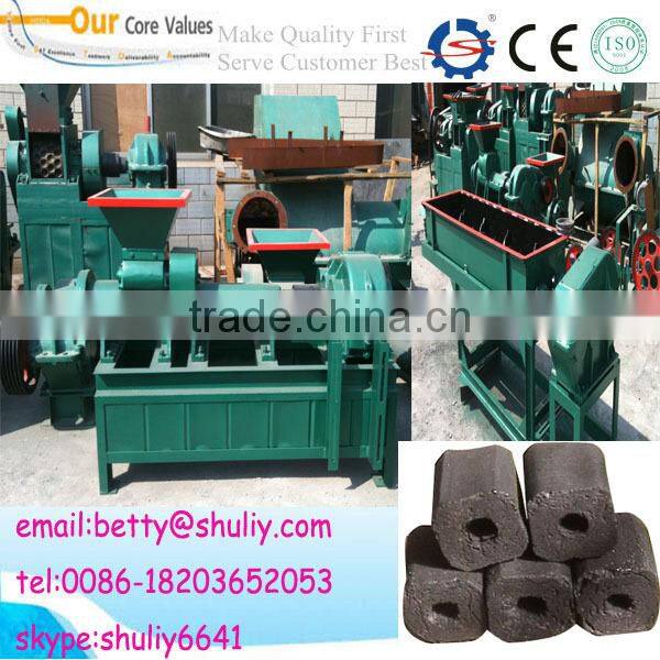 coal dust charcoal briquette extruder machine