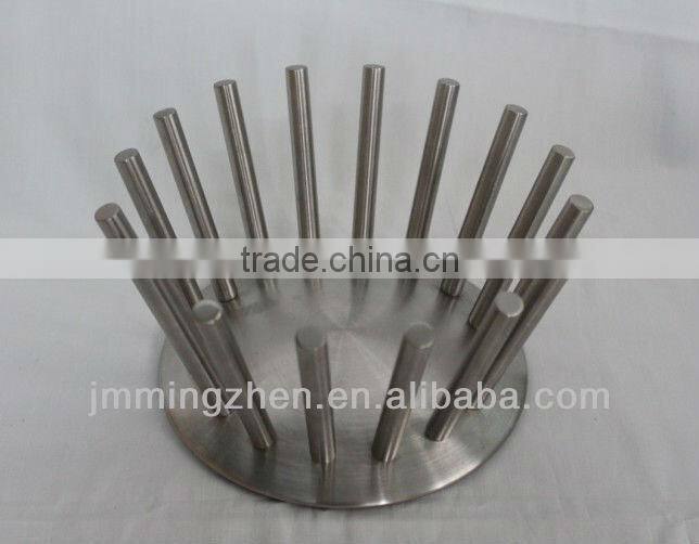 Stainless steel wire fruit basket, bread basket,wooden fruit basket